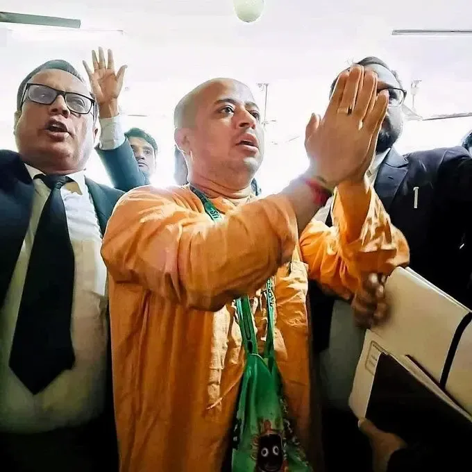 Bangladesh Court Denies Bail Request for ISKCON Priest Chinmoy Krishna Das
