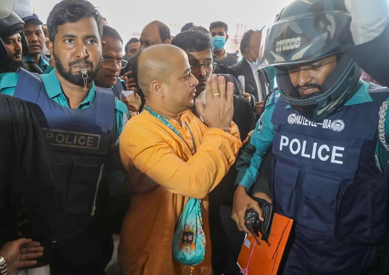 Is Hindu Monk Chinmoy Krishna Das Facing Murder Charges in Bangladesh?