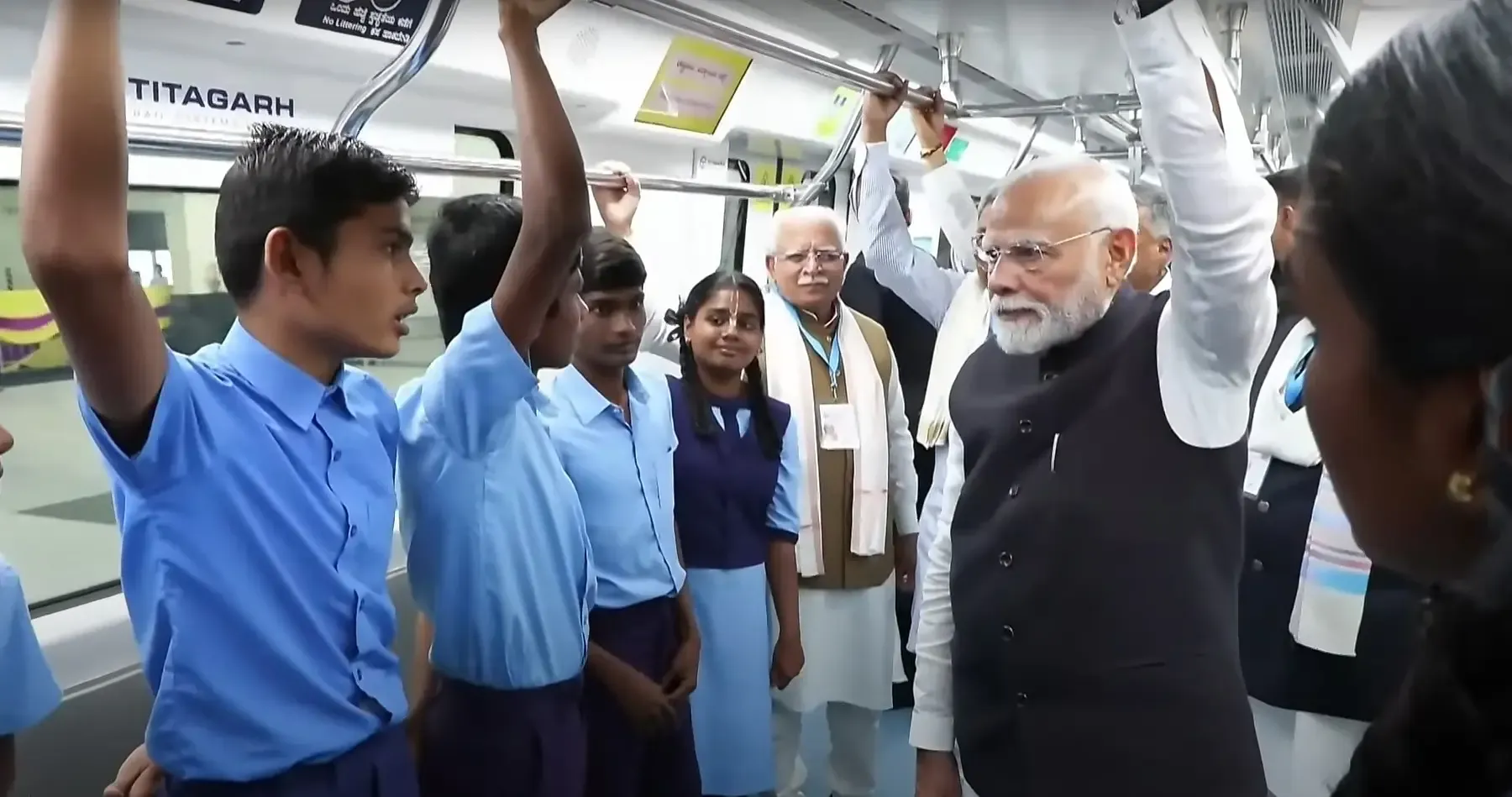 क्या प्रधानमंत्री मोदी ने बेंगलुरु मेट्रो की येलो लाइन का उद्घाटन किया?