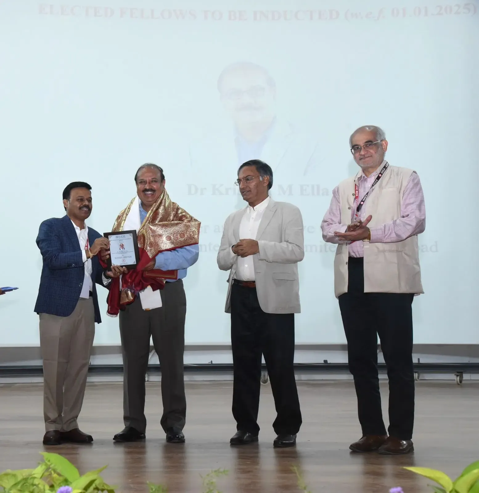Dr. Krishna M Ella of Bharat Biotech Receives INSA India Fellowship