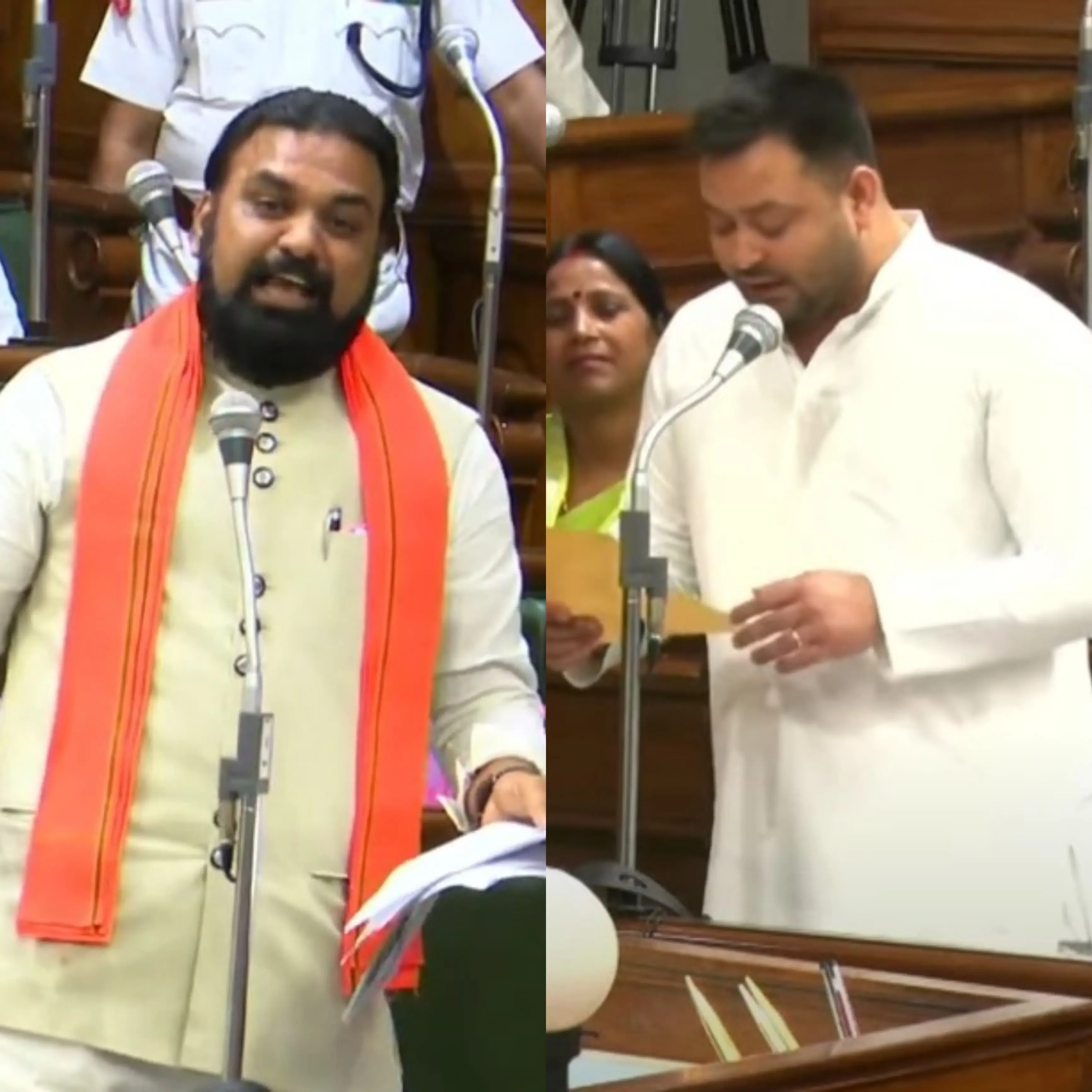 Bihar Assembly Showdown: Samrat Choudhary Challenges Tejashwi to Admit Lalu's RSS Visit