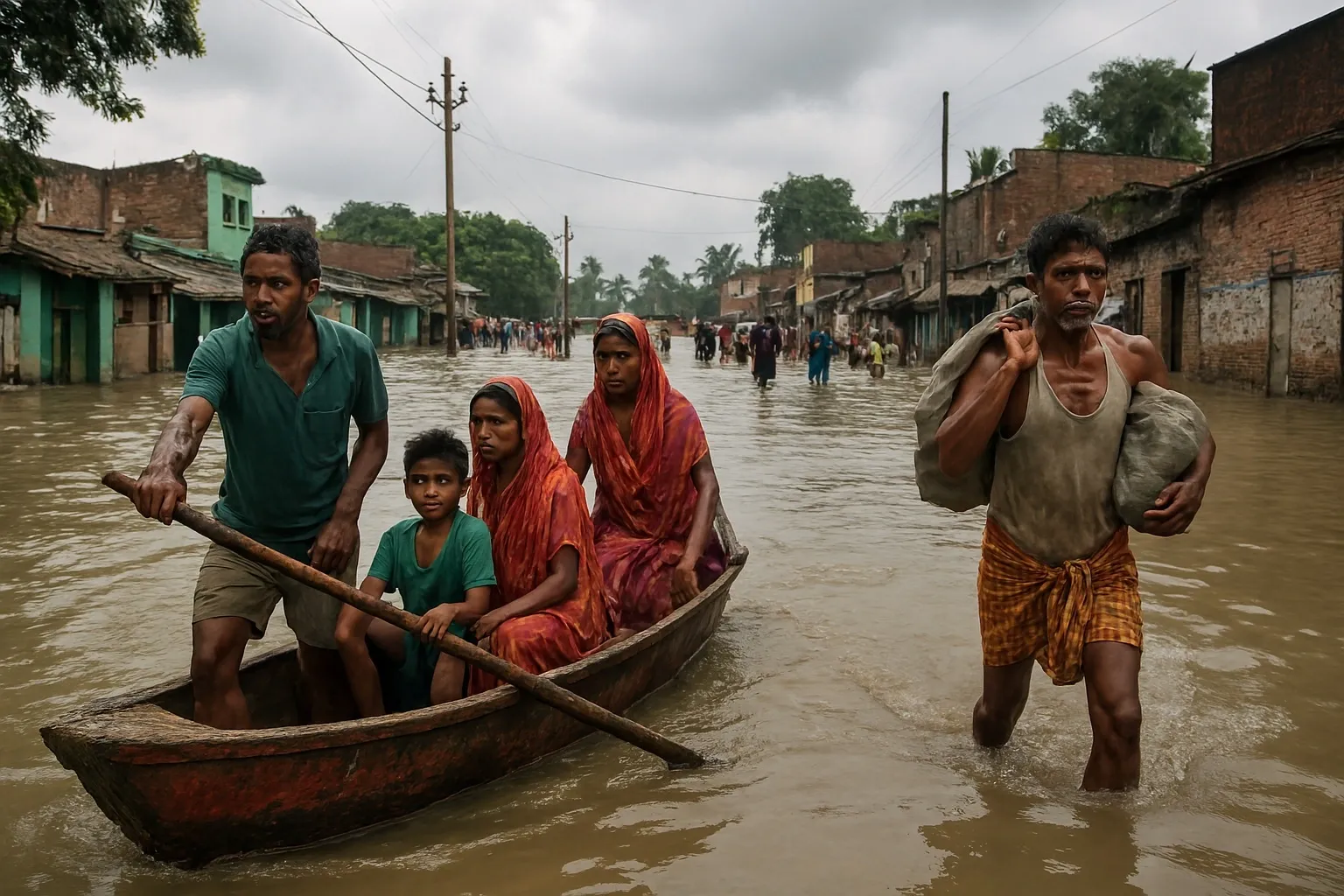 How Are the Bihar Floods Affecting Residents? 12.58 Lakh Impacted, Over 12 Lives Lost