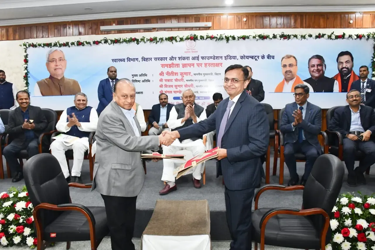 Bihar Government Partners with Sankara Eye Foundation for New Eye Hospital in Patna