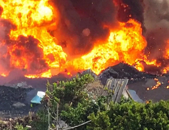 What Caused the Massive Fire at Caelium Restaurant in Patna?