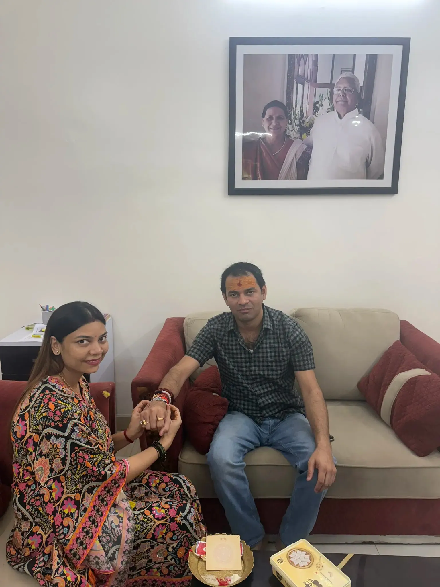 क्या तेज प्रताप ने मौसेरी बहन के साथ मनाया रक्षाबंधन?