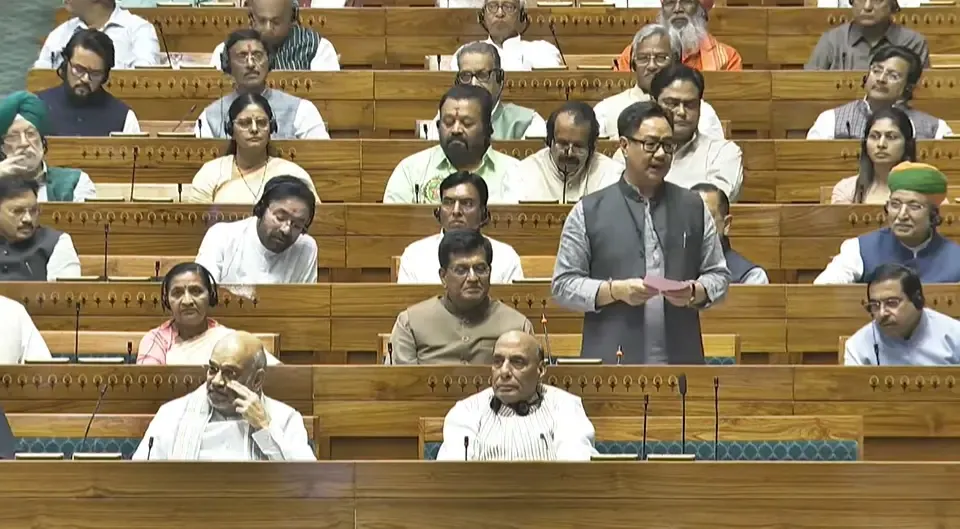 Kiren Rijiju Critiques Opposition's Claims on Waqf Bill