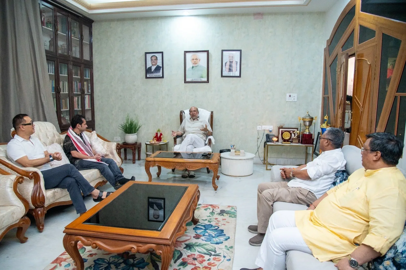 What Did BJP Ally TMP's Chief Discuss With Former Manipur CM?