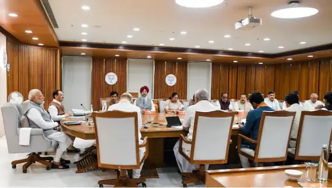 BJP Conducts Strategic Meeting at PM Modi's Residence to Address Organizational Changes
