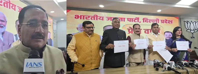 BJP Initiates Signature Drive and Missed Call Campaign for Ayushman Bharat in Delhi