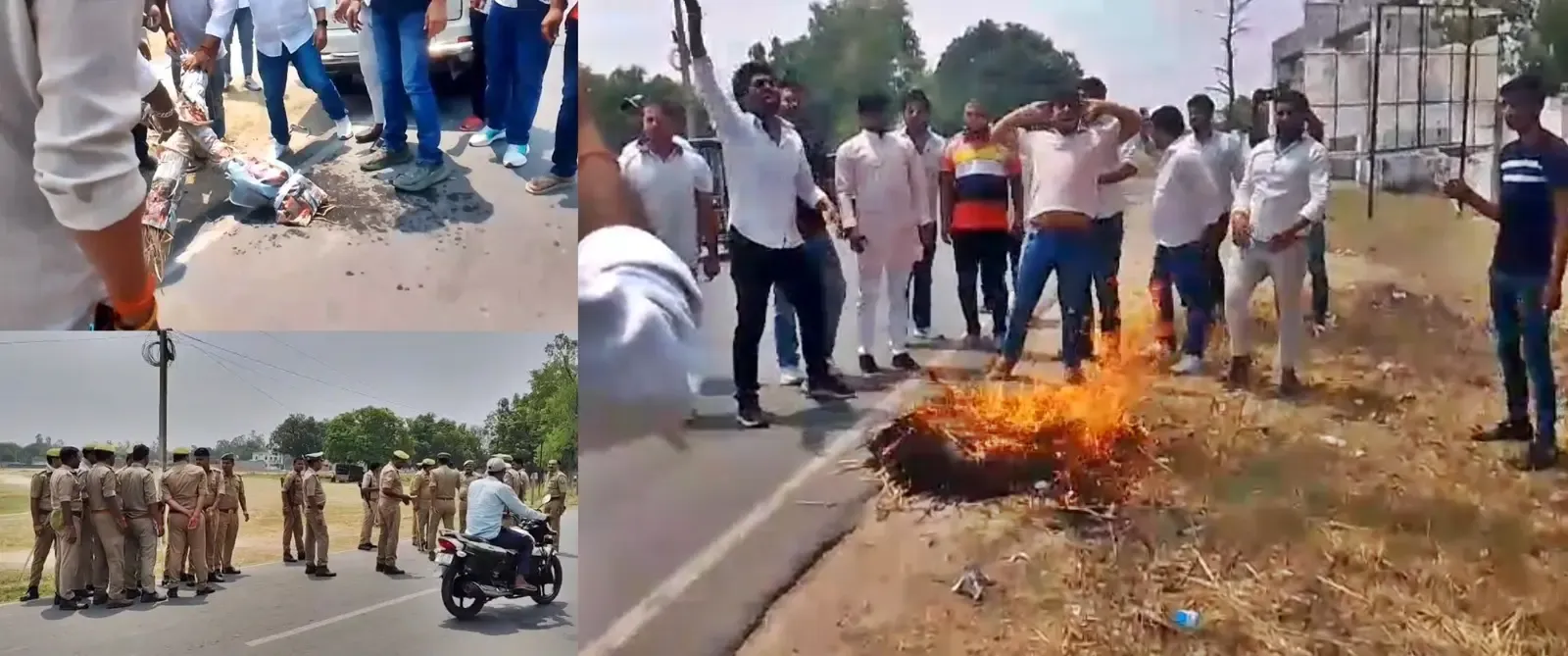 Why Did BJP Workers Burn an Effigy of Rahul Gandhi in Amethi?