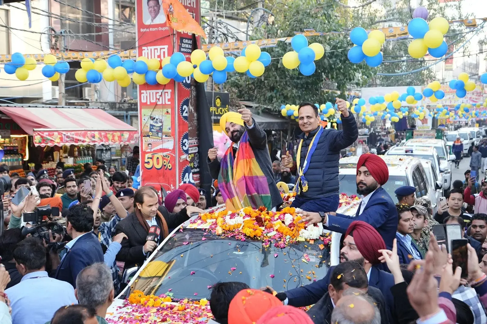 Punjab CM Claims BJP's Influence is Waning During Delhi Roadshows