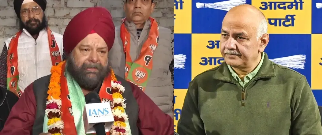 BJP's Candidate from Jangpura Calls Manish Sisodia a 'Fugitive' for Leaving Patparganj