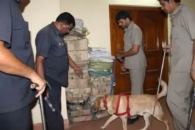 Were Bomb Threats Discovered at Four Locations in Hyderabad?