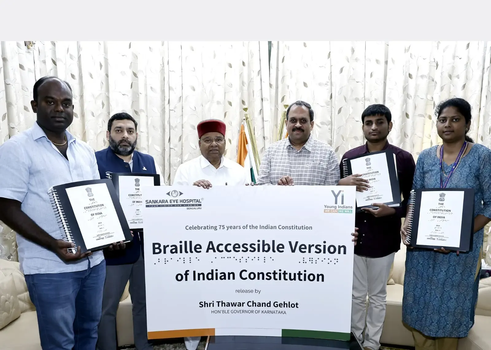 Braille Edition of the Indian Constitution Unveiled in Bengaluru for the Visually Impaired