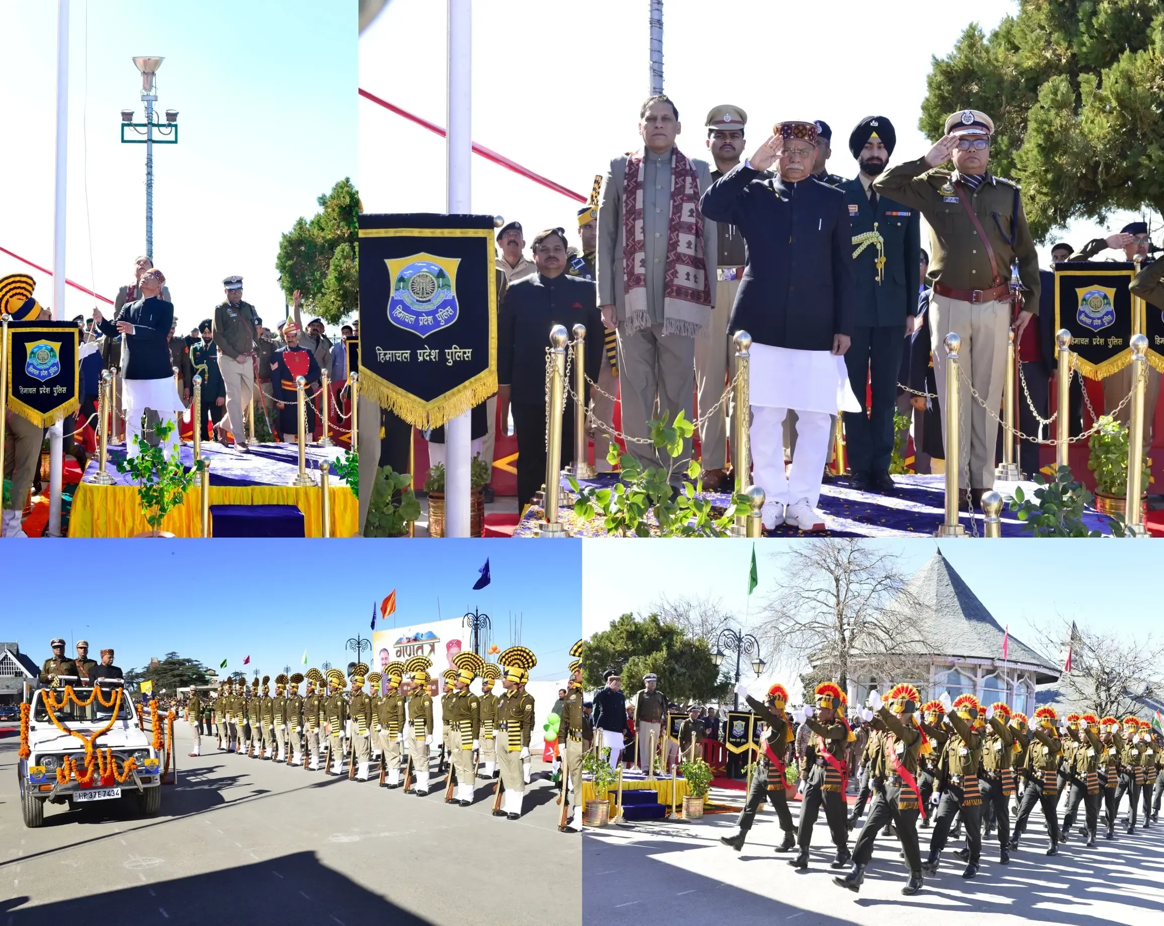 Himachal Pradesh Marks 76th Republic Day Despite Chill