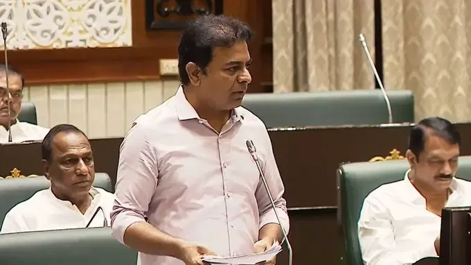 KTR Challenges Congress on 24-Hour Power Supply, Threatens Resignation of BRS MLAs
