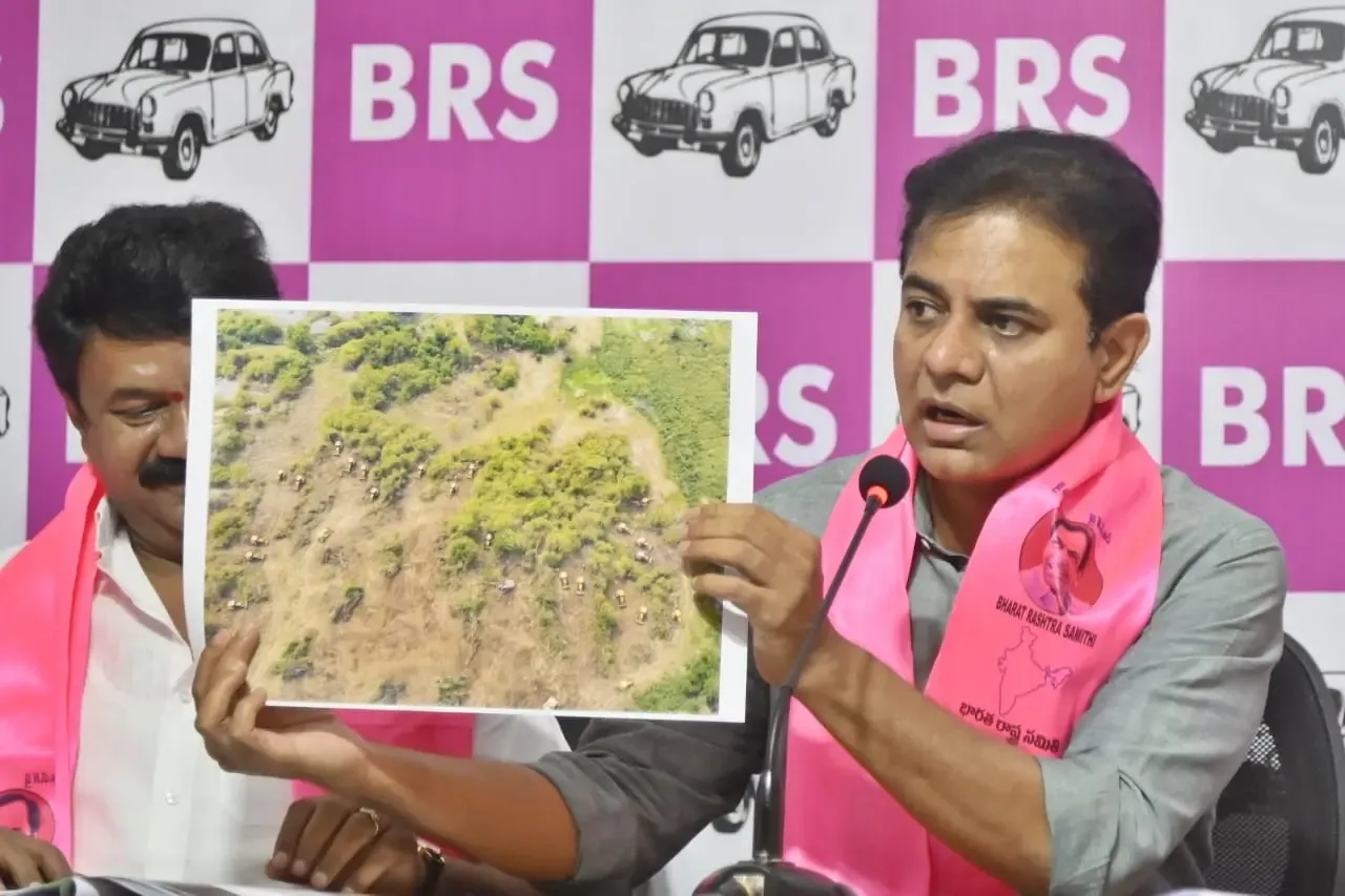 BRS Set to Reclaim HCU Land for Eco-Park, KTR Vows