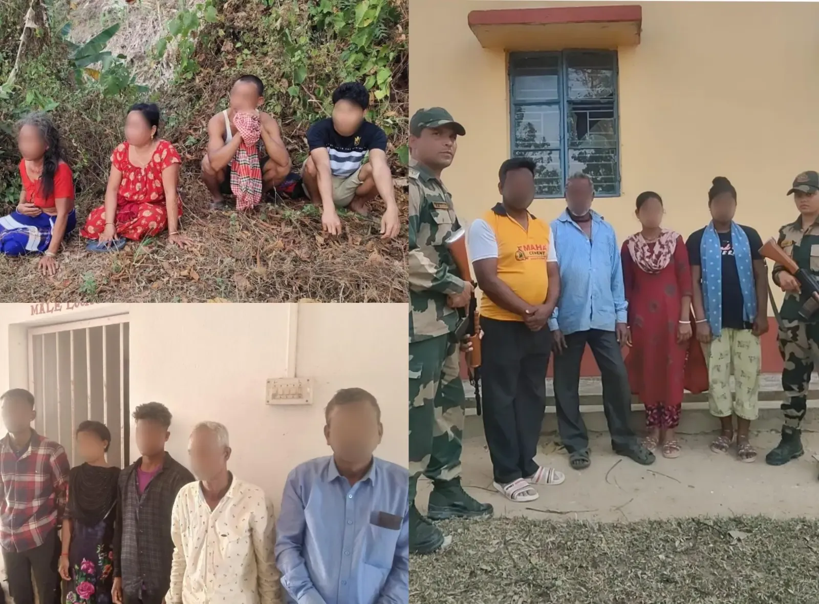 BSF Detains 19 Bangladeshis and Three Indians in Tripura