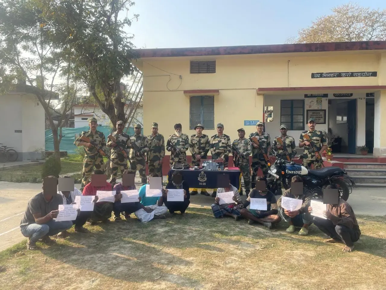 BSF Detains 7 Bangladeshi Infiltrators and 3 Indian Agents Along India-Bangladesh Border
