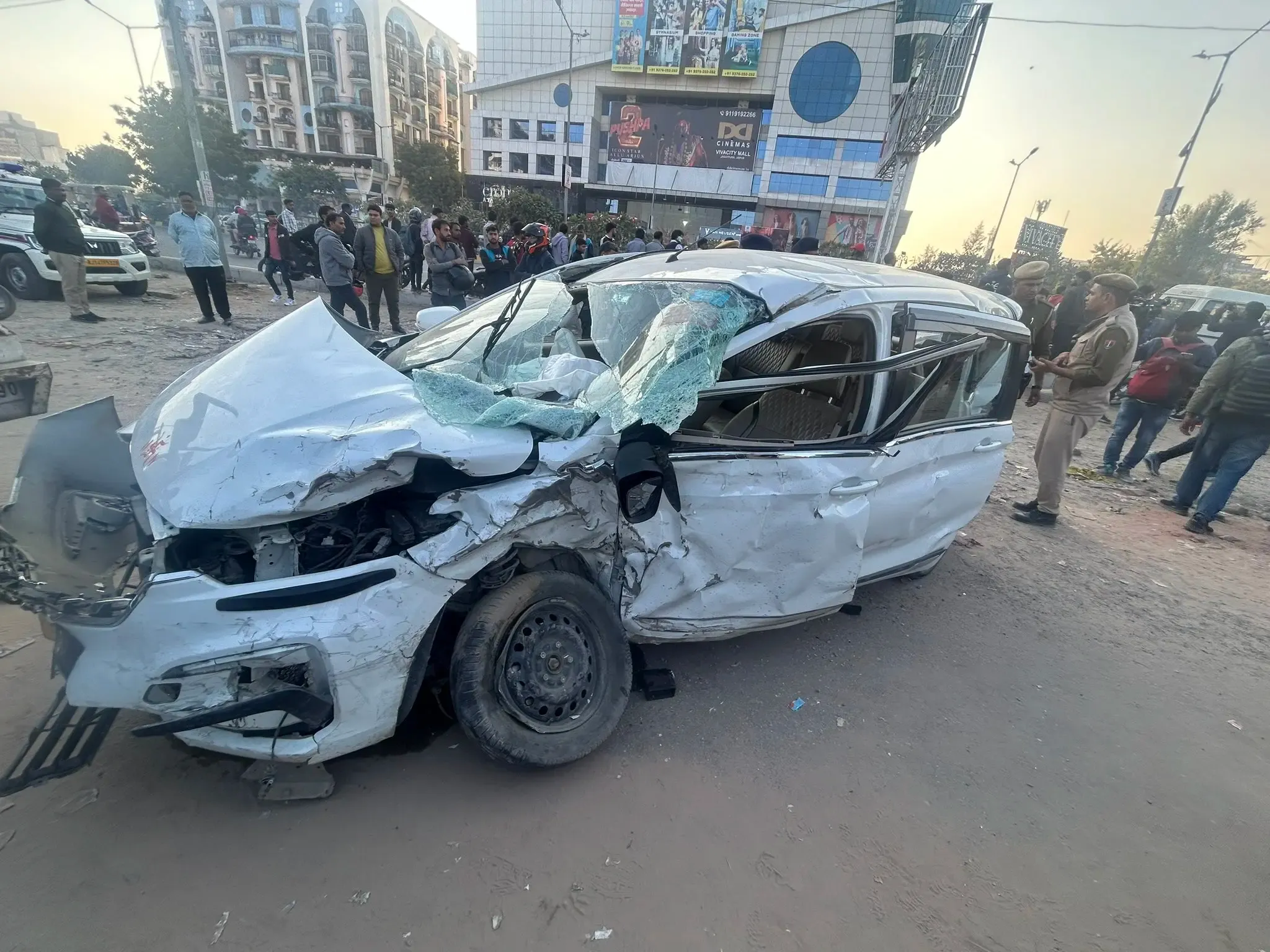 Vehicle in Rajasthan CM Bhajan Lal Sharma's Convoy Capsizes, Injuring 5 Policemen