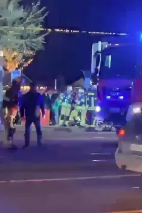 Vehicle Crashes into Christmas Market in Germany, Resulting in Two Fatalities and Over 60 Injuries; Saudi National Detained