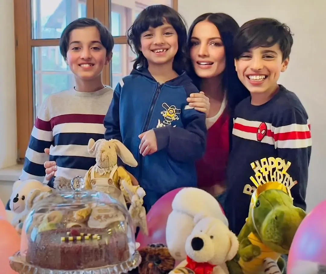 Celina Marks 13th Birthday of Twins Winston and Viraaj: A Special Occasion
