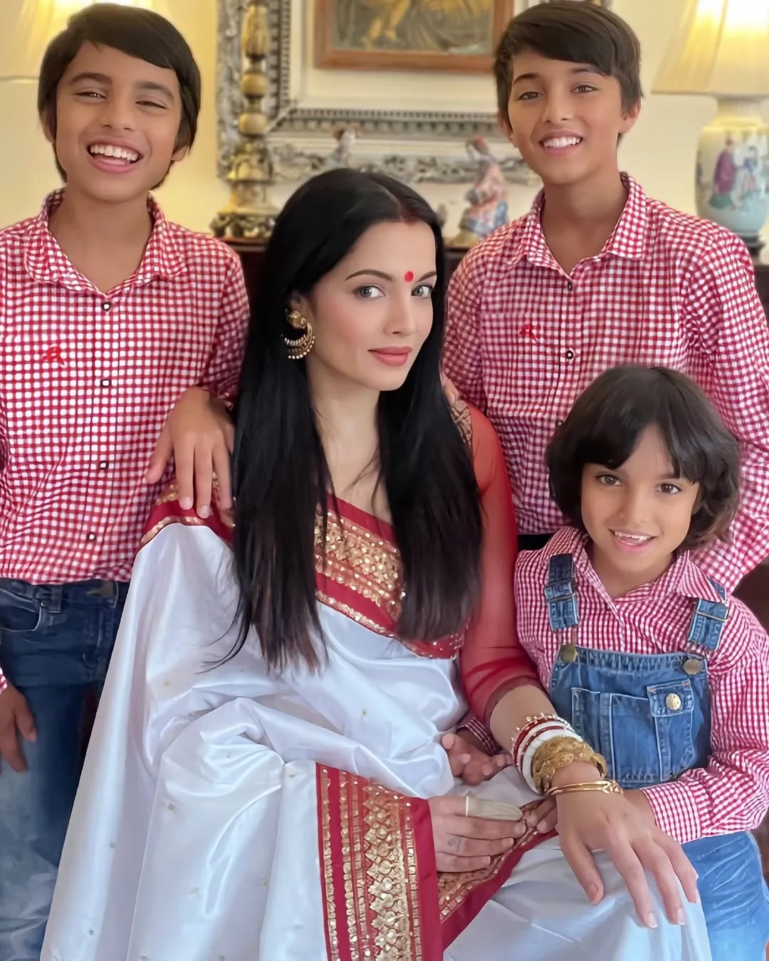 What Does Sindoor Mean to Celina Jaitly's Kids?