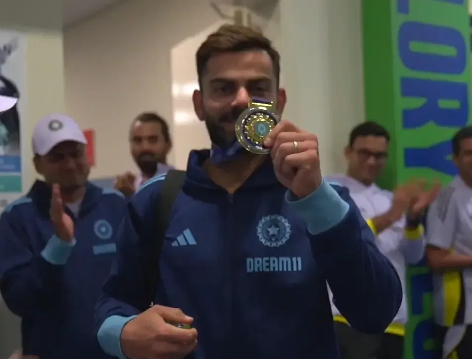 Champions Trophy: Virat Kohli Claims 'Fielder of the Match' Award Following Victory Against NZ