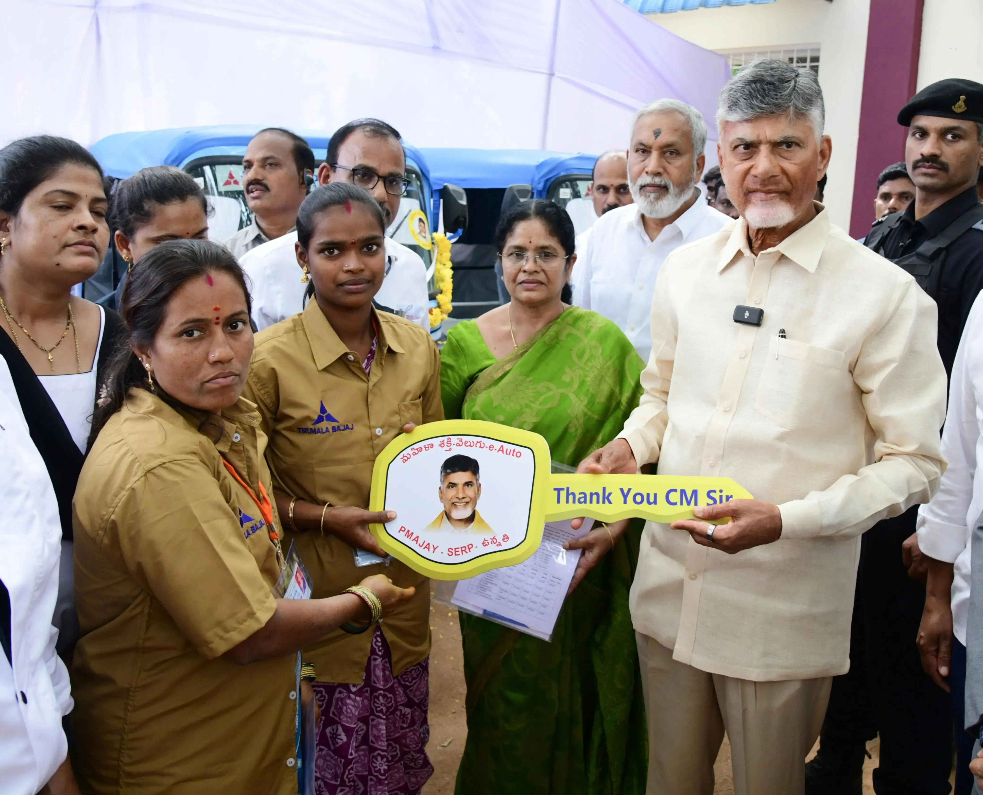 Nara Chandrababu Naidu inaugurates development initiatives in his native village