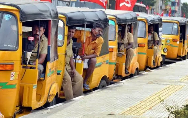 Autorickshaw Drivers in Chennai Stage 12-Hour Strike Today