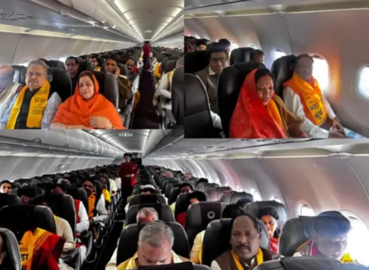 Chhattisgarh Leaders Join Maha Kumbh Pilgrimage in Prayagraj