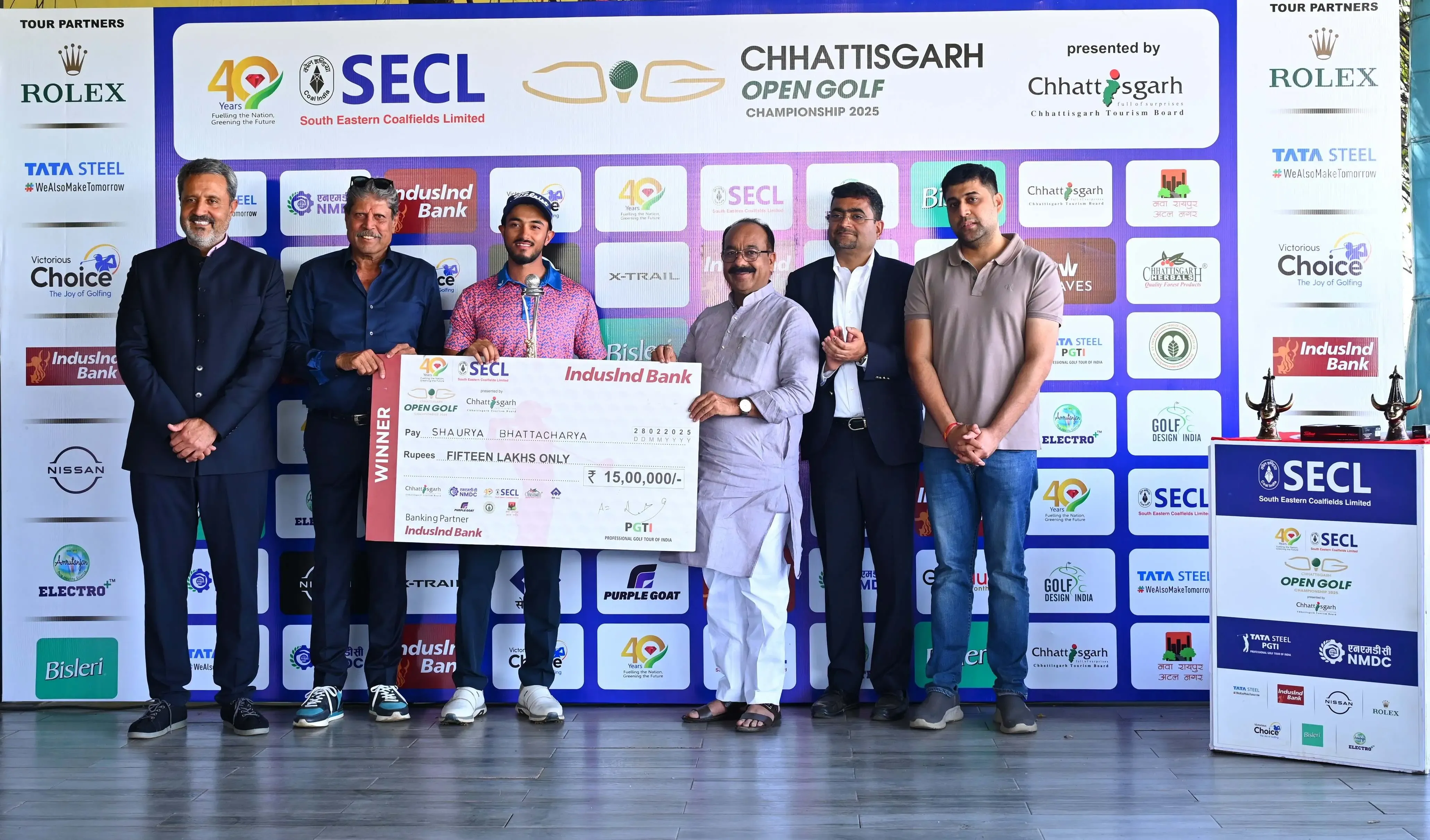 Chhattisgarh Open Golf: Shaurya Bhattacharya Dominates with 63 for a Convincing Five-Shot Victory