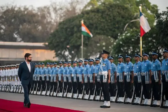 Chilean President Begins 5-Day State Visit to India, Engages with PM Modi