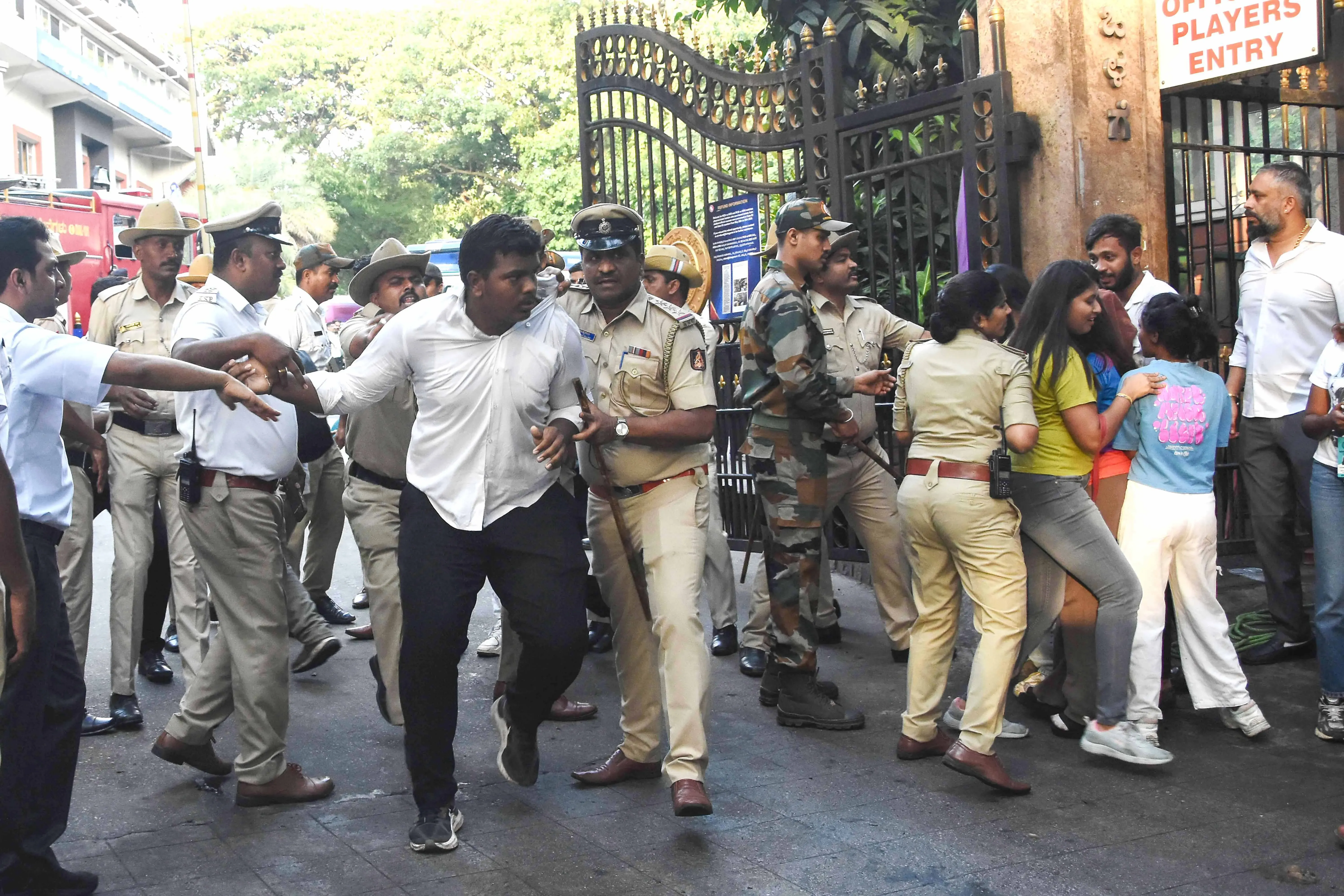 What Actions are Being Taken in the Chinnaswamy Stampede Case?