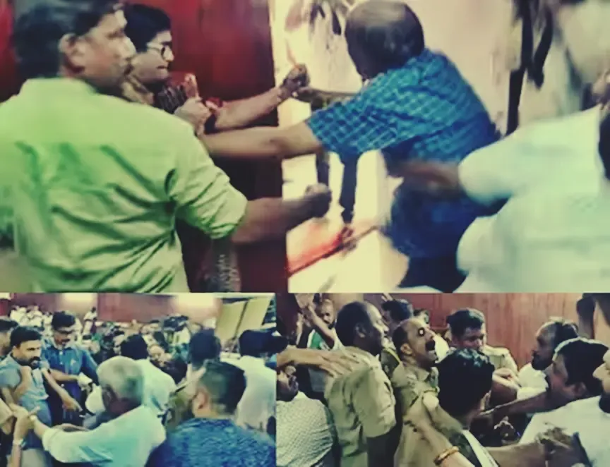 What Happened During the Clash at Palakkad Municipality?