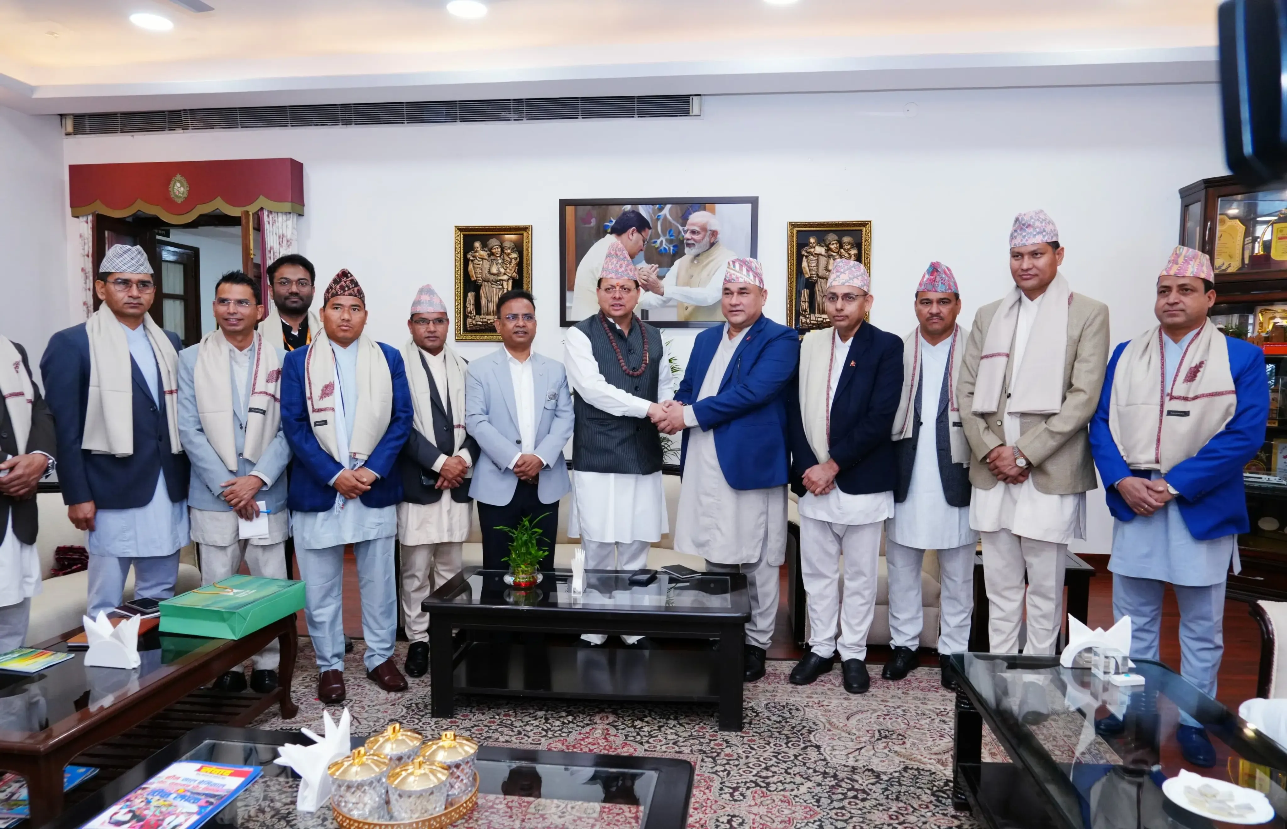 What Did CM Dhami Discuss with Nepal’s Sudurpashchim Province Delegation?