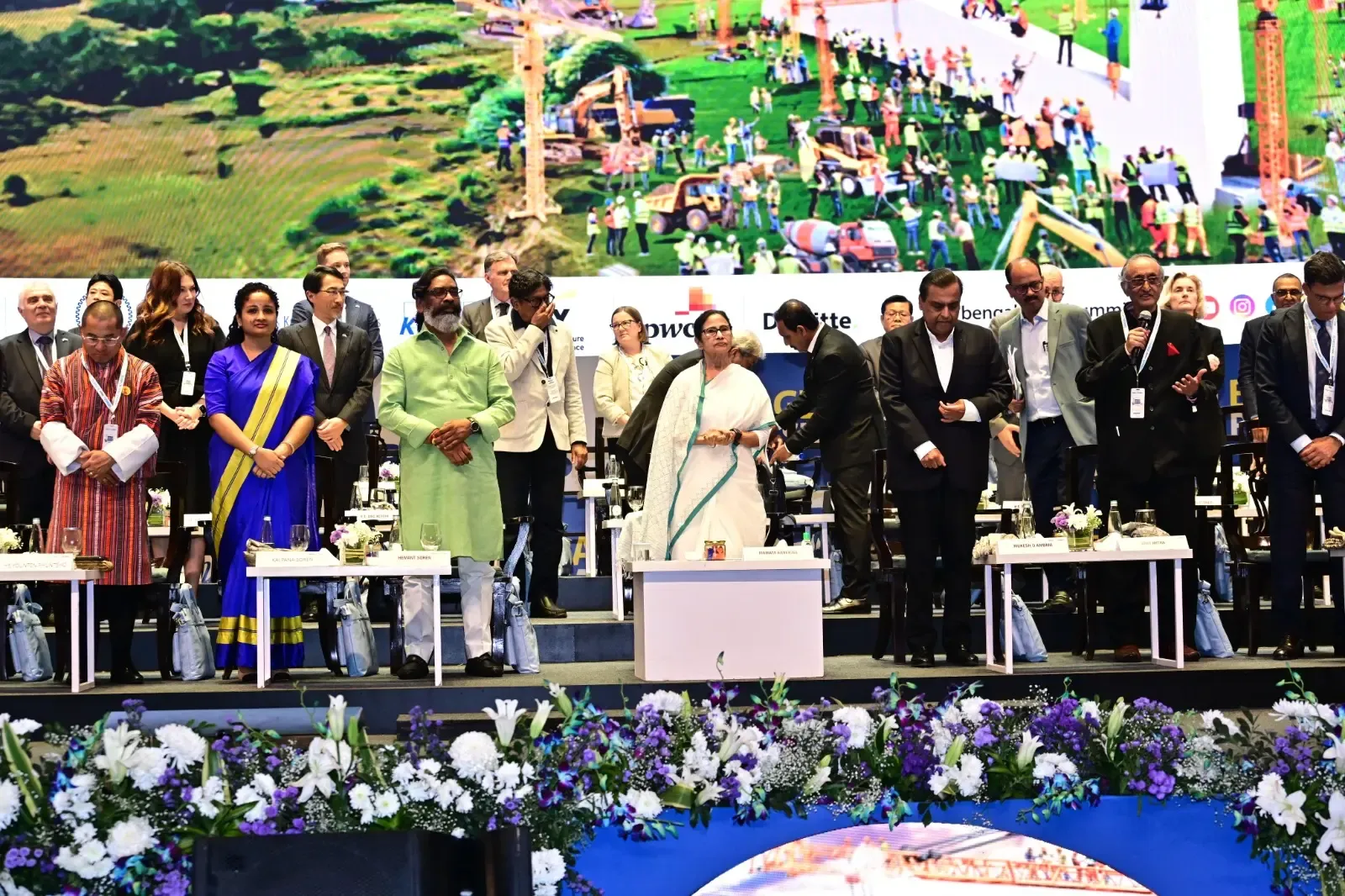 Jharkhand CM Hemant Soren Encourages Investments at Bengal Global Business Summit