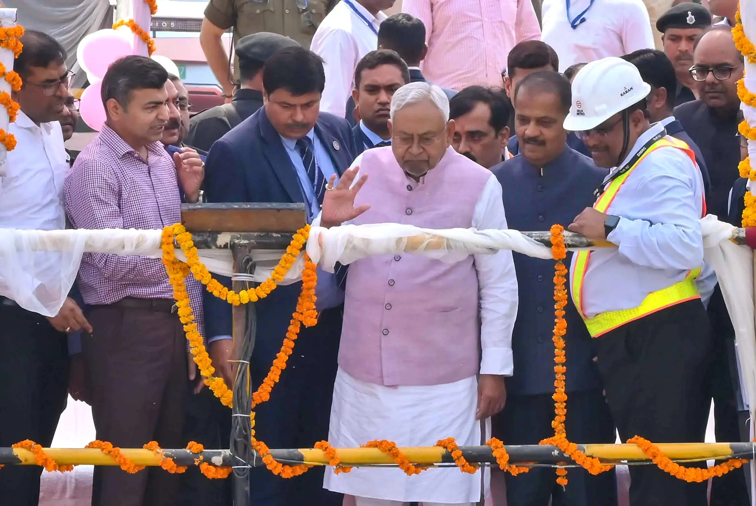 Bihar CM Nitish Kumar Evaluates Patna Metro Progress