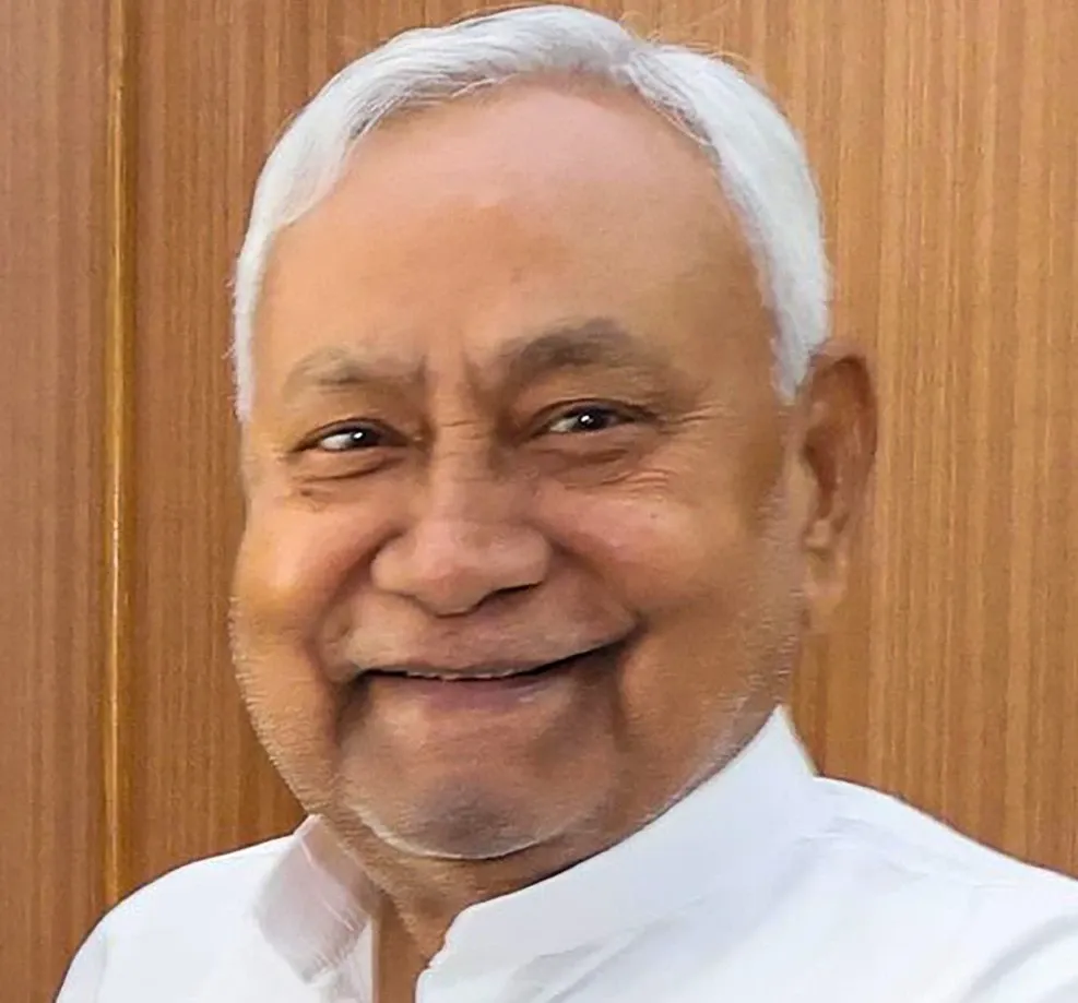 What sparked laughter during CM Nitish's speech in Darbhanga?