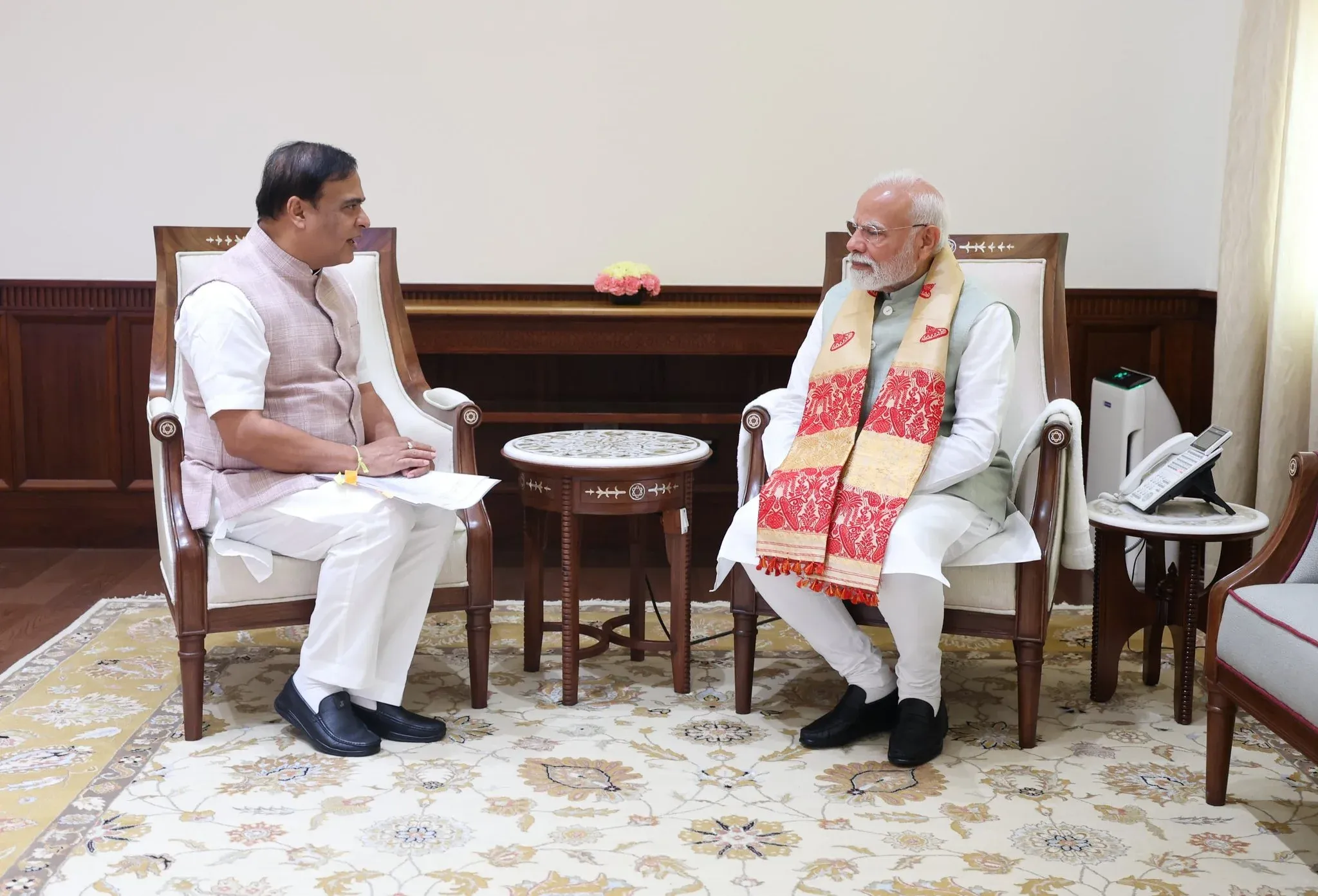 What Did CM Sarma Discuss with PM Modi About Assam's Progress?