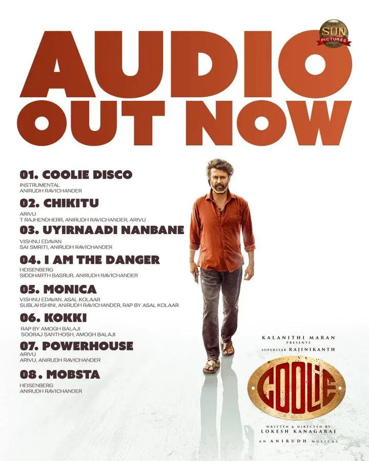 What’s New in Rajinikanth's 'Coolie' Audio Release?