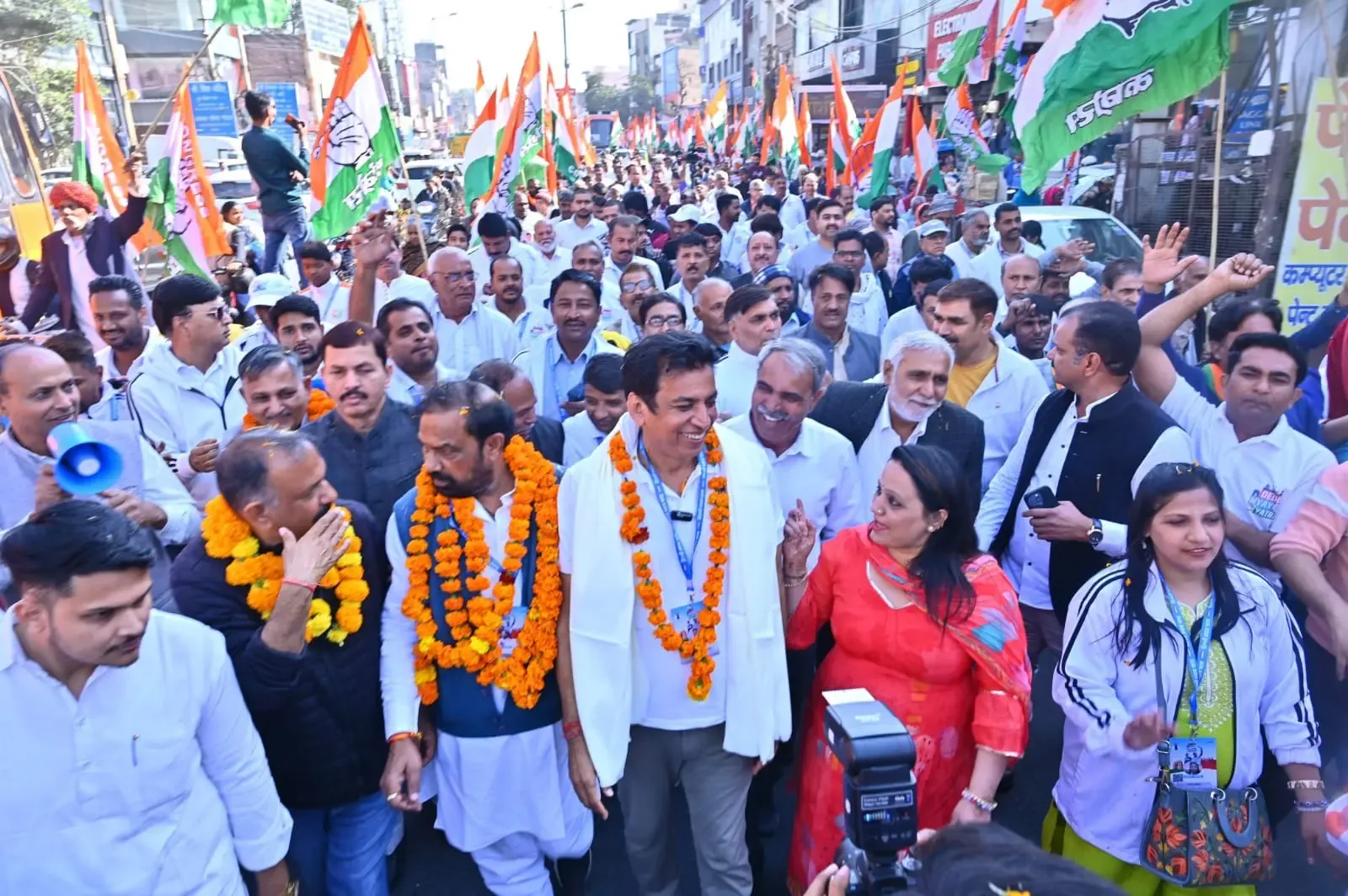 Congress Wraps Up Delhi Nyay Yatra, Commits to Overthrow AAP and BJP