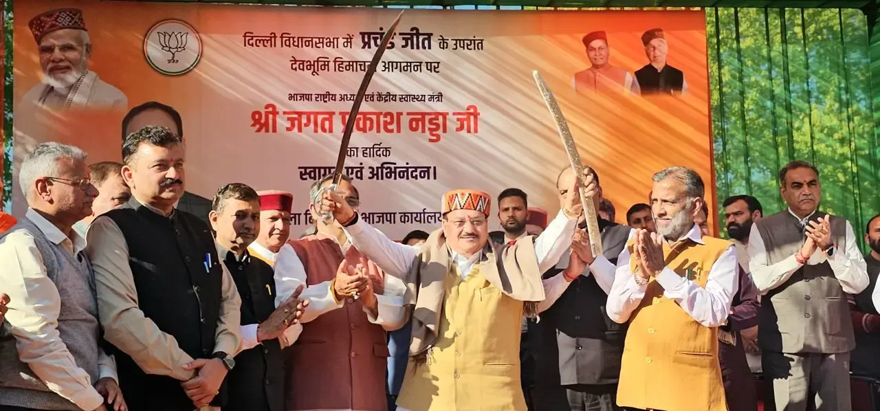 J.P. Nadda Criticizes Congress for ‘Mental Bankruptcy’ in Himachal