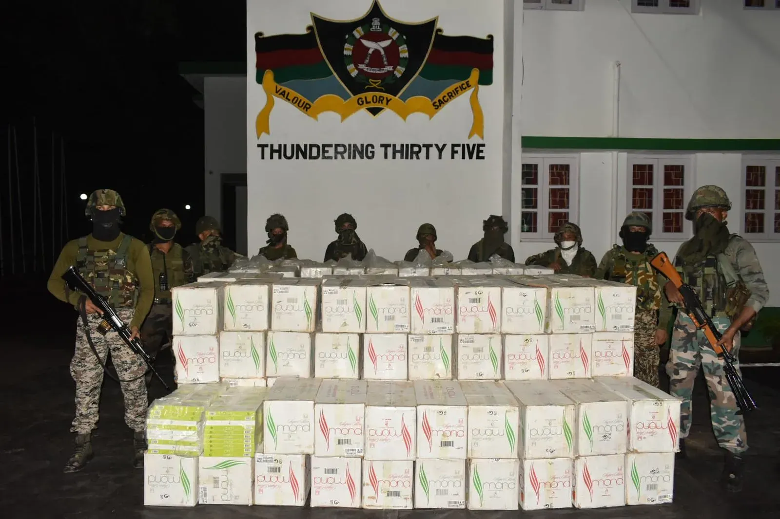 How Much Contraband Was Seized in Tripura and Mizoram?