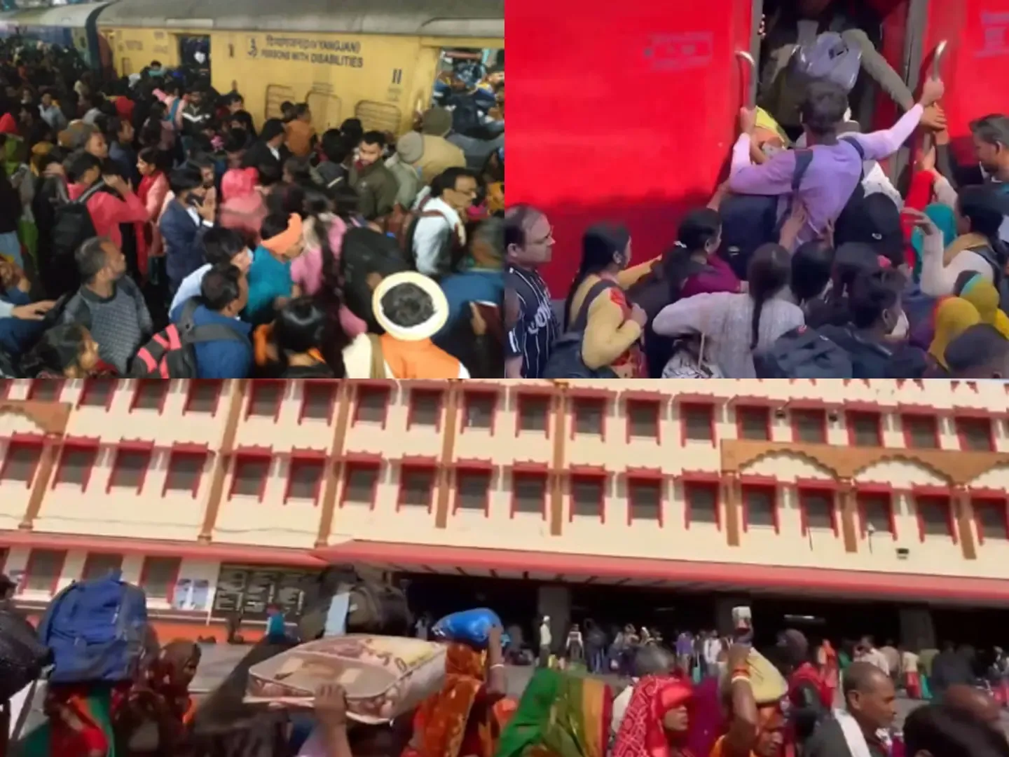 Overcrowded Railway Stations Nationwide as Maha Kumbh Draws Near; Authorities Face Challenges with Devotee Surge