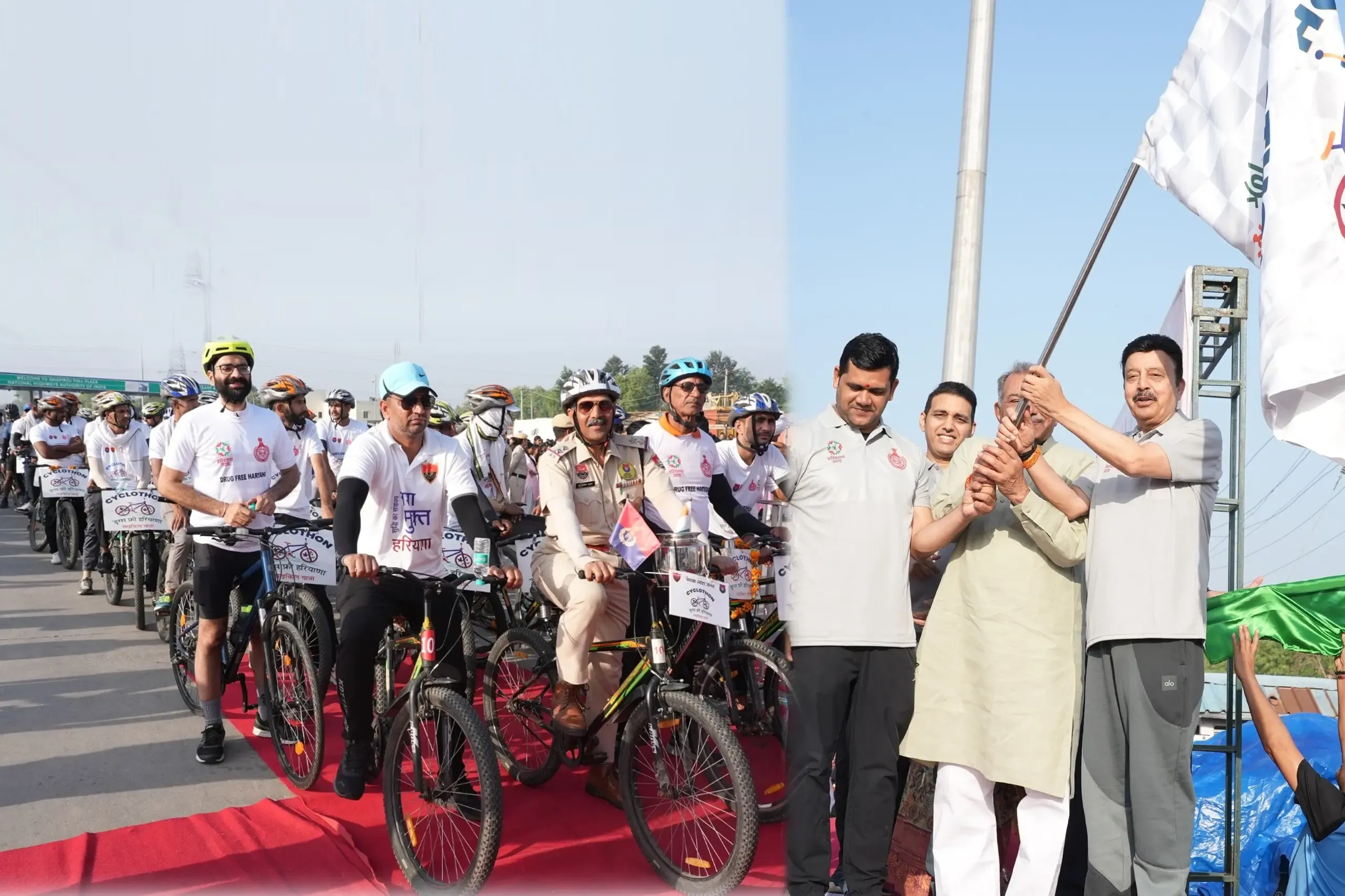 Cyclothon 2.0: Public Rallies for Drug-Free Haryana in Gurugram