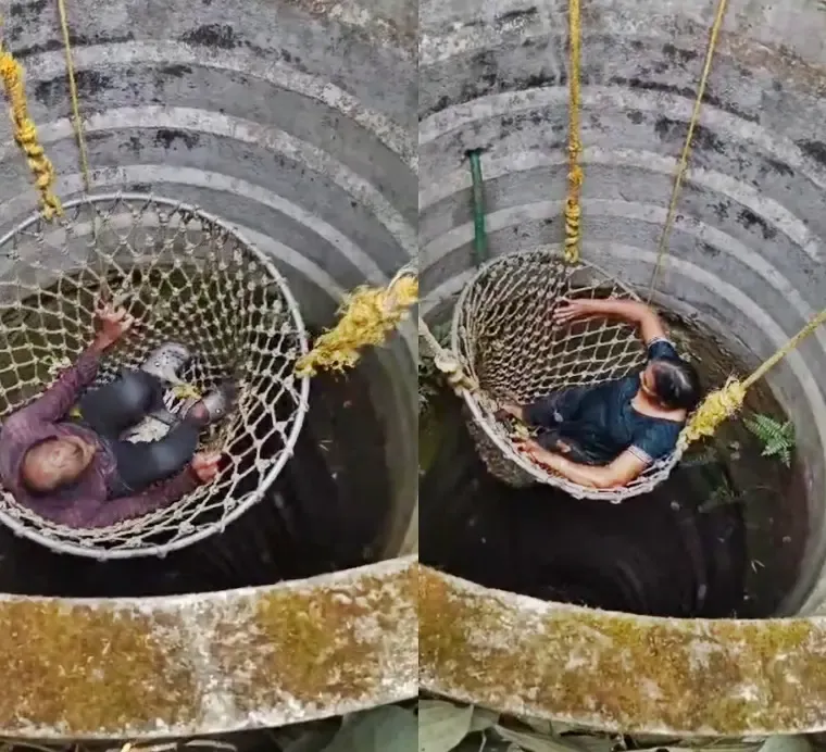 Heroic Rescue by Kerala Woman Saves Husband from Well