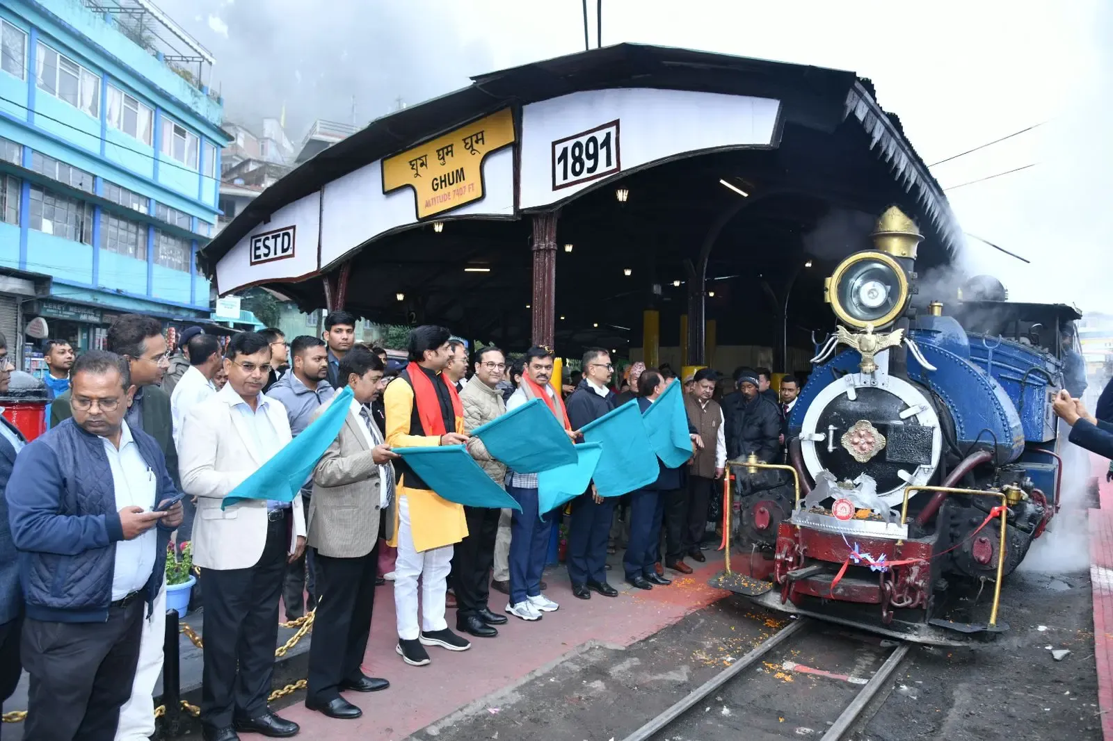 Darjeeling's Historic Steam Locomotive 782B Celebrates 125 Years