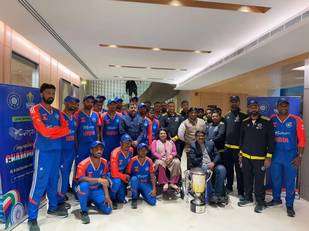 DCCI Honors Team India After Triumph in PD Champions Trophy 2025