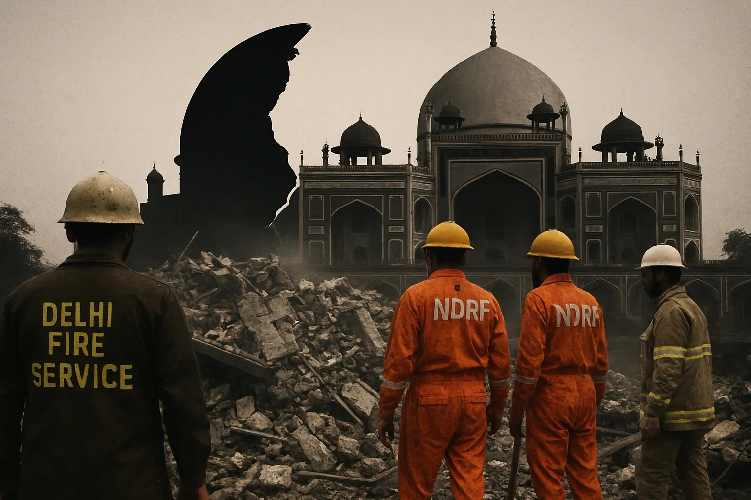 What Happened in Delhi's Humayun Tomb Complex? Six Lives Lost in Roof Collapse
